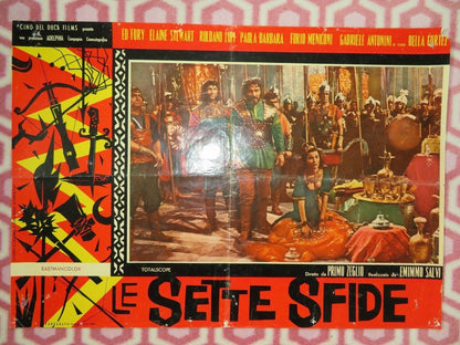LE SETTE SFIDE/ The Seven Revenges - B ITALIAN PHOTOBUSTA POSTER ED FURY 1961 Movie posters