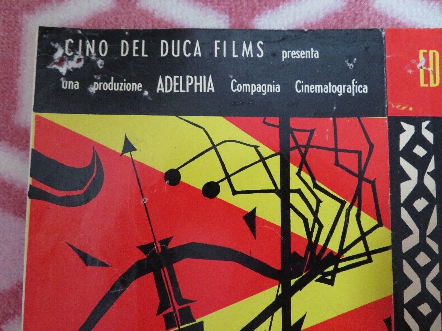 LE SETTE SFIDE/ The Seven Revenges - C ITALIAN PHOTOBUSTA POSTER ED FURY 1961 Movie posters