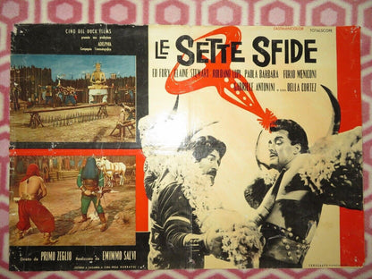 LE SETTE SFIDE/ The Seven Revenges - E ITALIAN PHOTOBUSTA POSTER ED FURY 1961 Movie posters