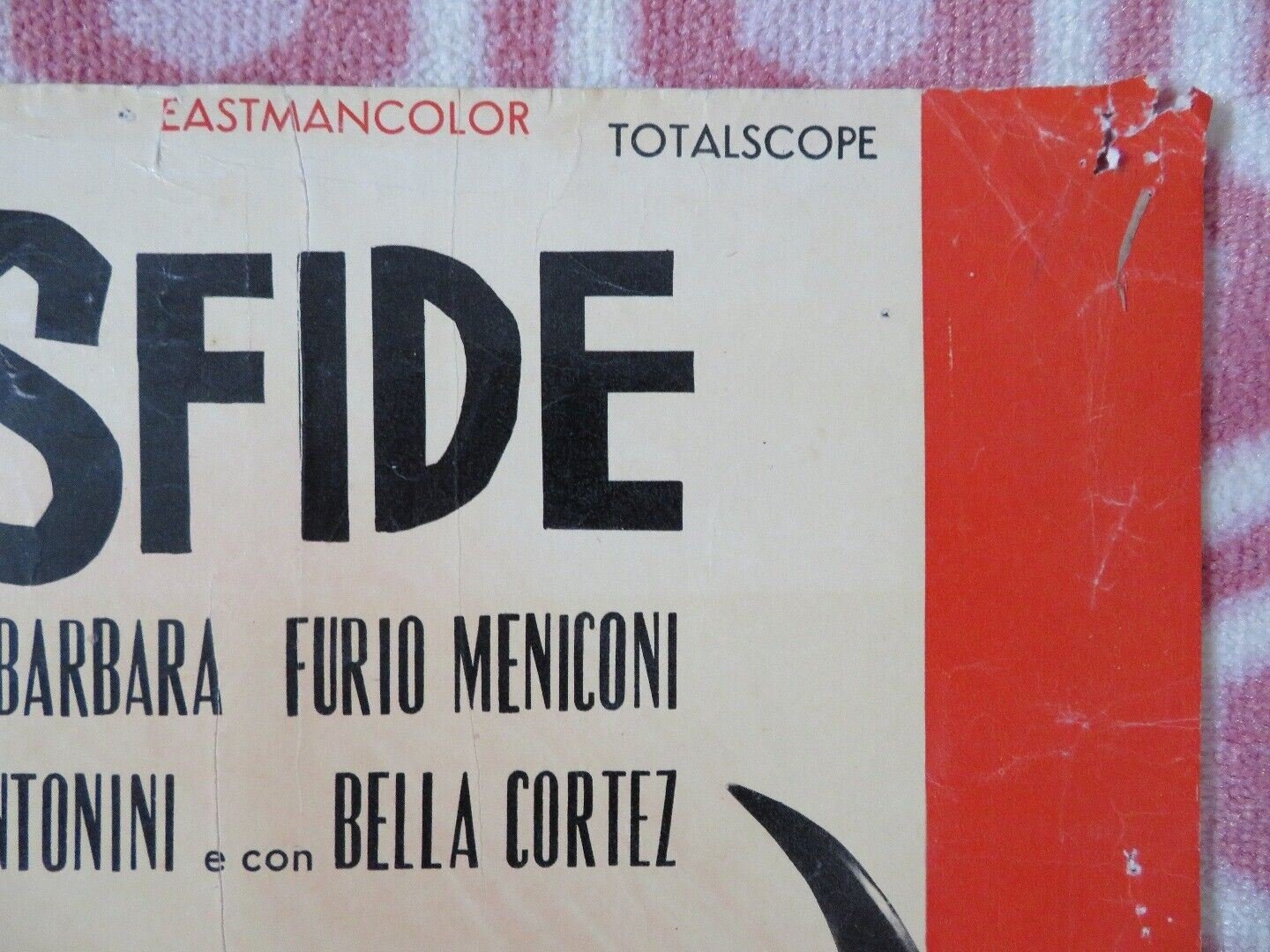 LE SETTE SFIDE/ The Seven Revenges - E ITALIAN PHOTOBUSTA POSTER ED FURY 1961 Movie posters