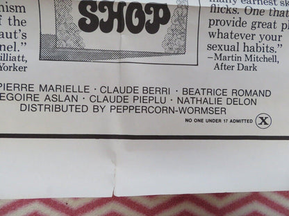LE SEX SHOP US ONE SHEET POSTER CLAUDE BERRI 1972 - Rendezvous Cinema