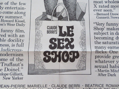 LE SEX SHOP US ONE SHEET POSTER CLAUDE BERRI 1972 - Rendezvous Cinema