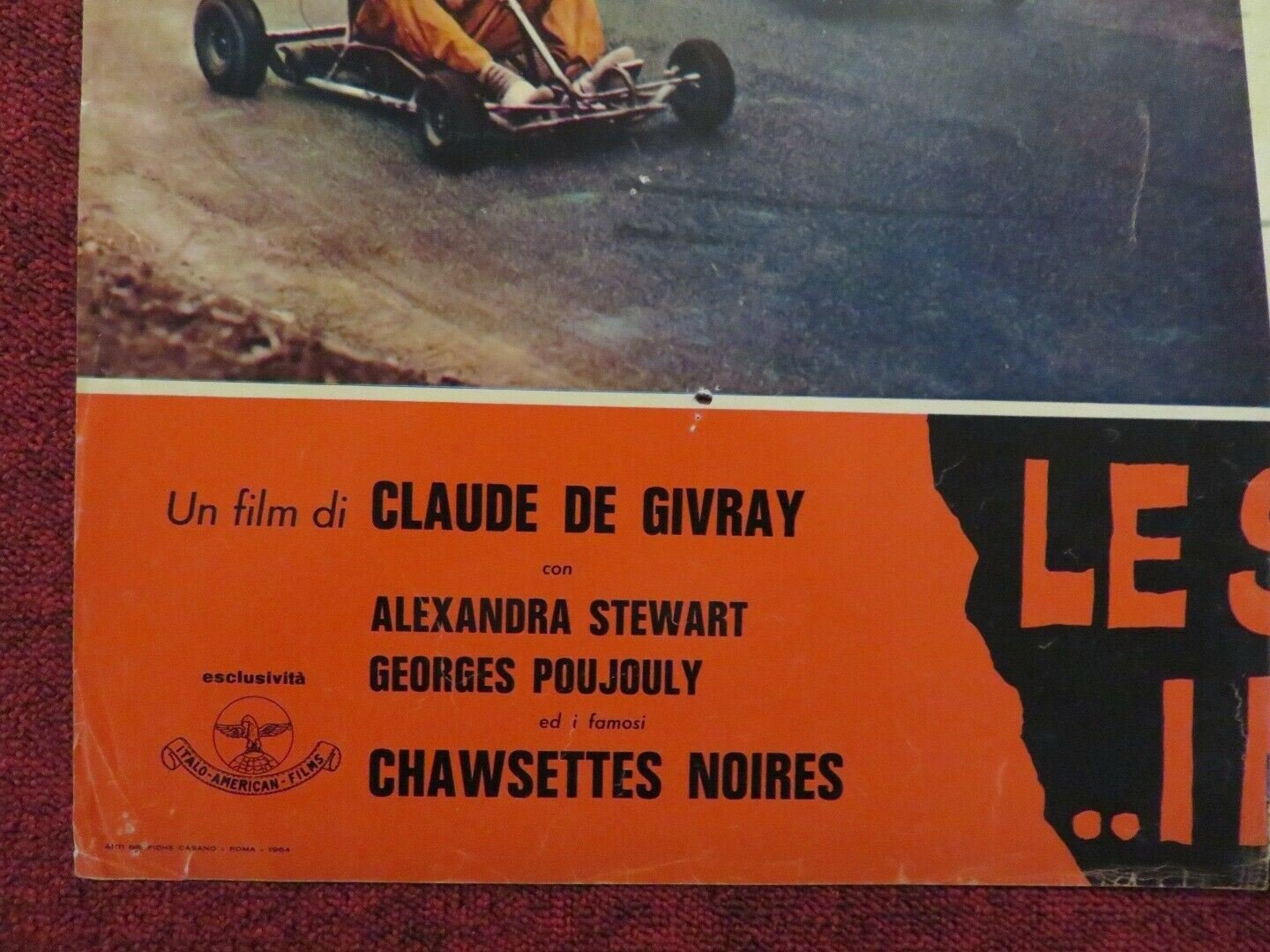 LE SIRENE URLANO I MITRA SPARANO / A SWELLED HEAD ITALIAN FOTOBUSTA POSTER 1962 Movie posters