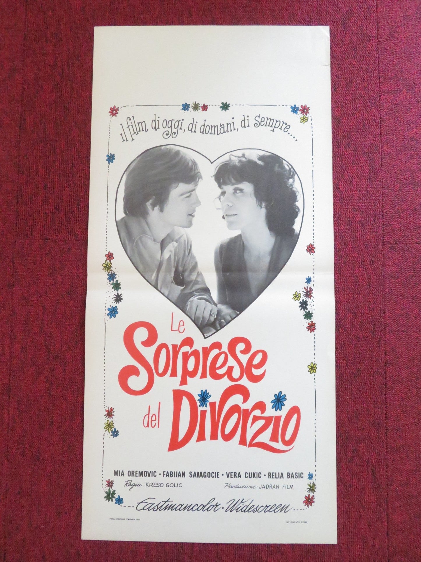 LE SORPRESE DEL DIVORZIO ITALIAN LOCANDINA POSTER MIA OREMOVIC F. SAVAGOCIE 1968 Rendezvous Cinema Movie posters
