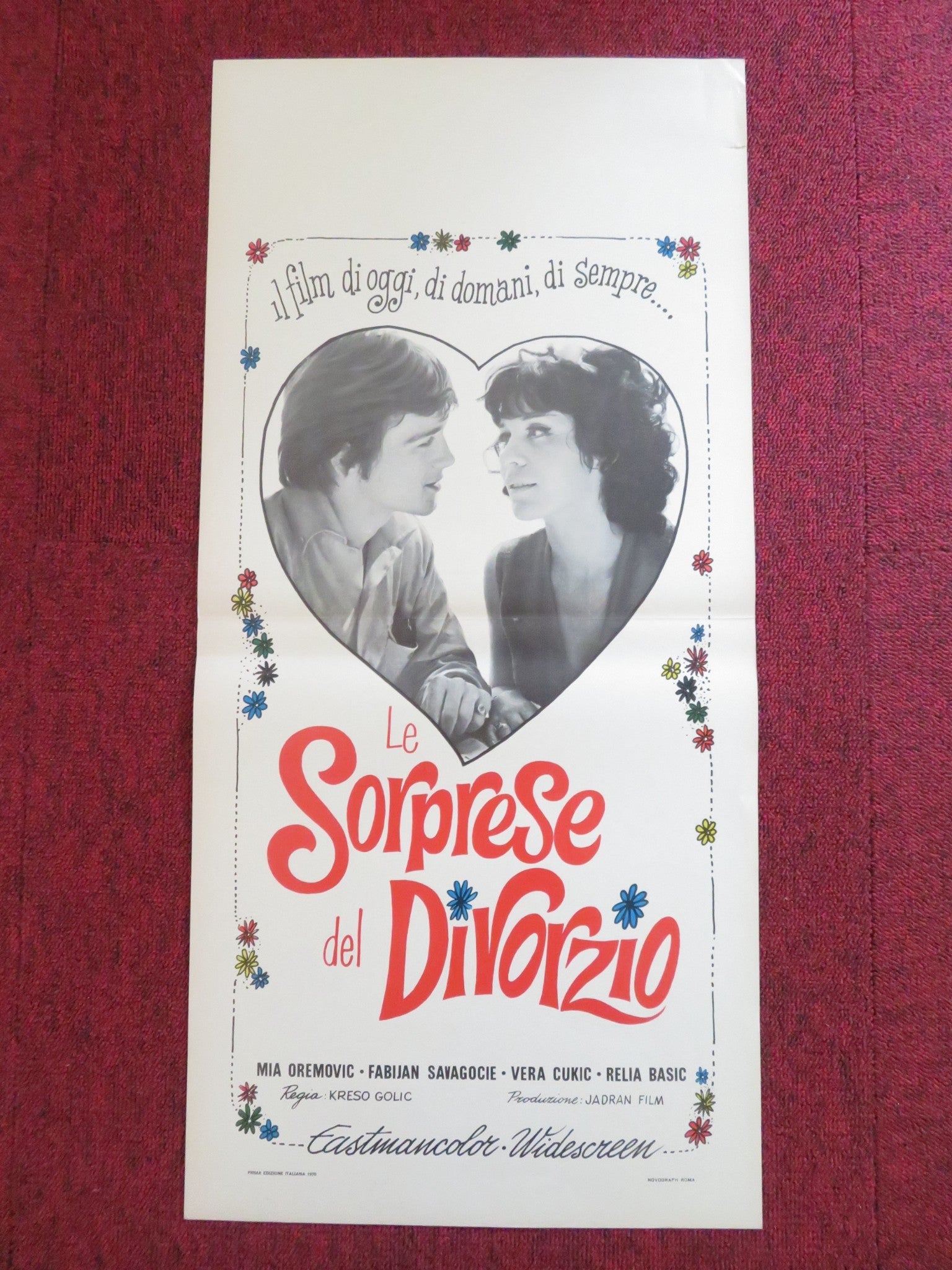 LE SORPRESE DEL DIVORZIO ITALIAN LOCANDINA POSTER MIA OREMOVIC F. SAVAGOCIE 1968 Rendezvous Cinema Movie posters