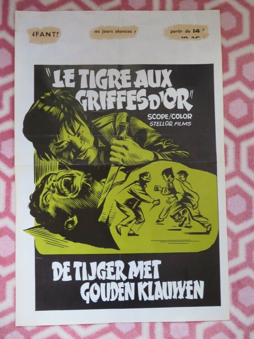 LE TIGRE AUX GRIFFESD'OR/ Da mi tan BELGIUM (21"x14") POSTER CHARLIE CHIN - Rendezvous Cinema