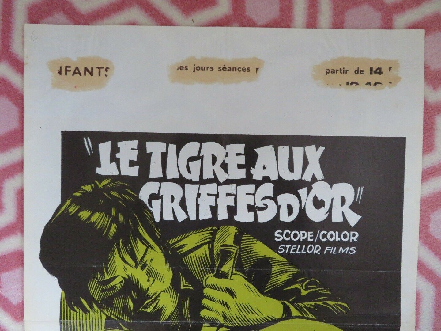 LE TIGRE AUX GRIFFESD'OR/ Da mi tan BELGIUM (21"x14") POSTER CHARLIE CHIN - Rendezvous Cinema