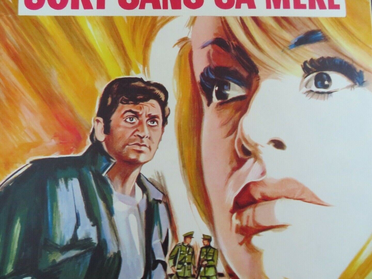 LE TIGRE SORT SANS SA MERE / SPY PIT BELGIUM (22"x14.5") POSTER ROGER HANIN 1967 Movie posters