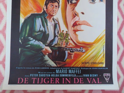 LE TIGRE SORT SANS SA MERE / SPY PIT BELGIUM (22"x14.5") POSTER ROGER HANIN 1967 Movie posters