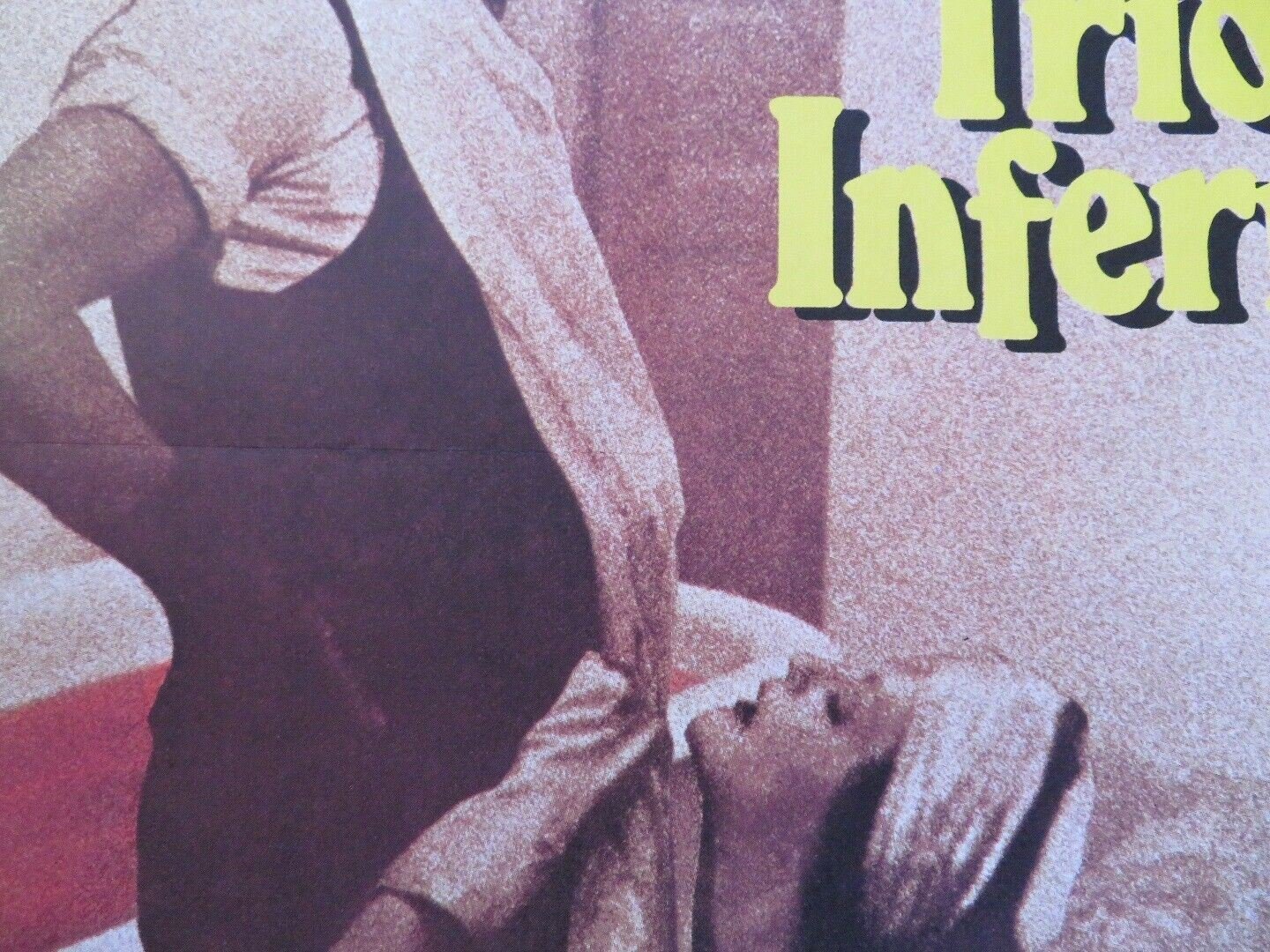 LE TRIO INFERNAL /The Infernal Trio FRENCH MOYENNE (31"x 23.5") POSTER 1974 Movie posters