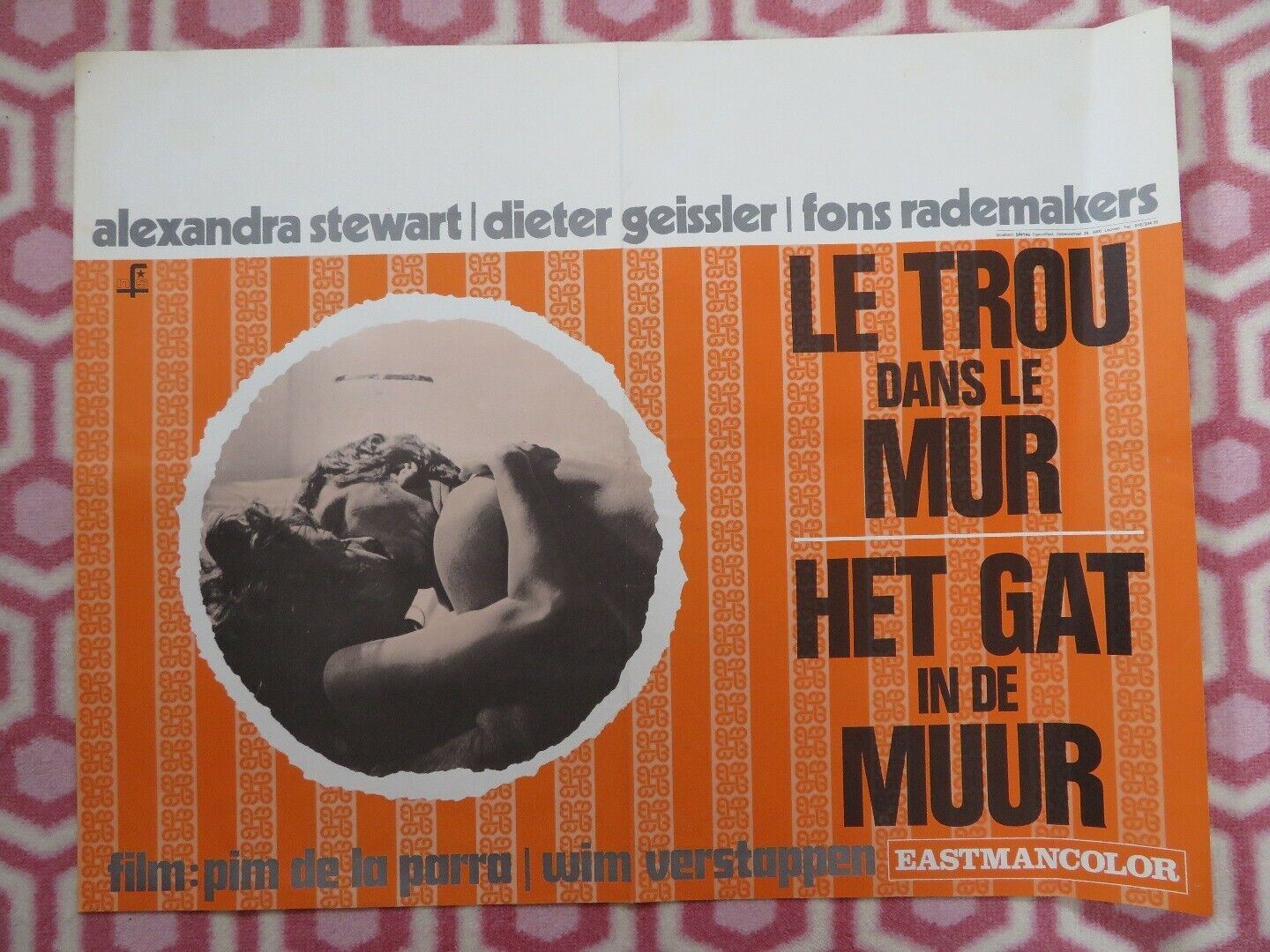 LE TROU DANS LE MUR/ Obsessions BELGIUM (17"x 22") POSTER ALEXANDRA STEWART 1969 - Rendezvous Cinema
