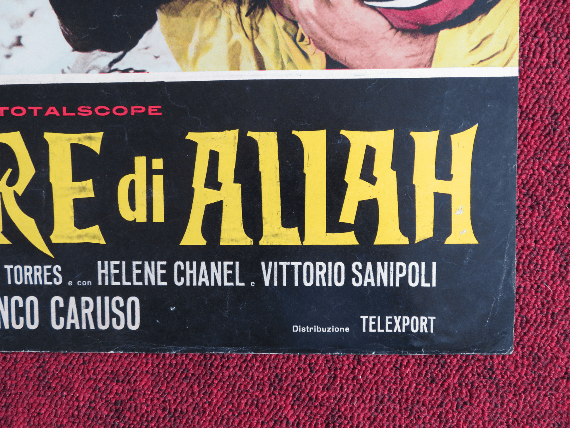 LE VERDI BANDIERE DI ALLAH ITALIAN FOTOBUSTA POSTER JOSE SUAREZ L.CRISTAL 1963 Rendezvous Cinema Movie posters