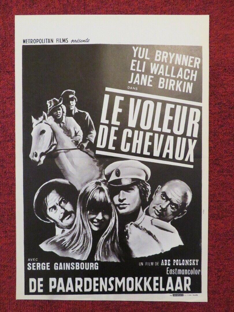 LE VOLEUR DE CHEVAUX / ROMACE OF A HORSE THIEF BELGIUM (21"x14") POSTER 1971 - Rendezvous Cinema