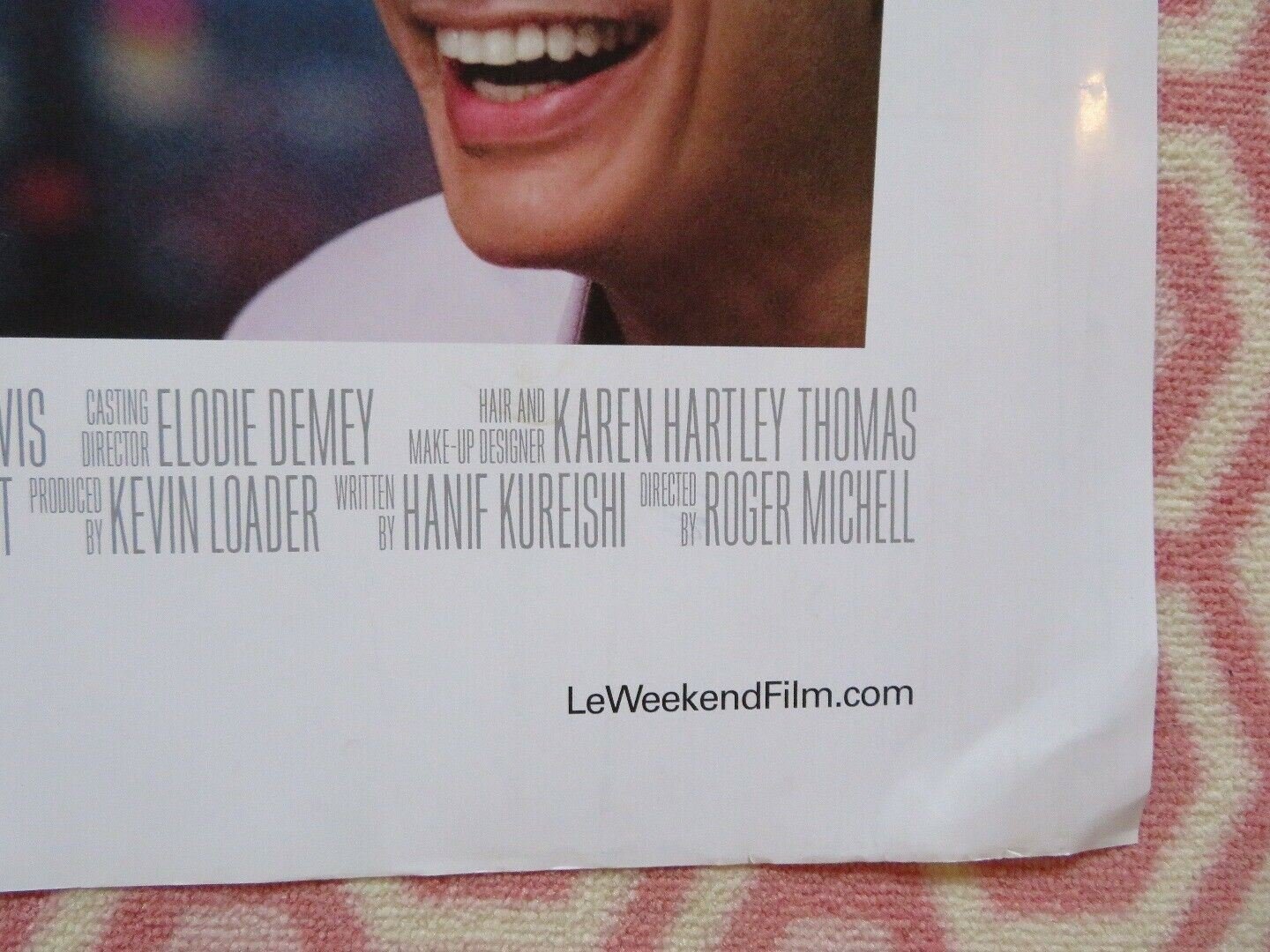 LE WEEK - END QUAD (30"x 40") ROLLED POSTER JIM BROADBENT LINDSAY DUCAN 2013 Rendezvous Cinema Movie posters