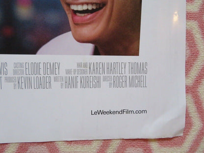 LE WEEK - END QUAD (30"x 40") ROLLED POSTER JIM BROADBENT LINDSAY DUCAN 2013 Rendezvous Cinema Movie posters