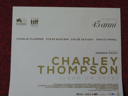 LEAN ON PETE ITALIAN LOCANDINA (26.5"x12.5") POSTER CHARLEY PLUMMER 2017 - Rendezvous Cinema