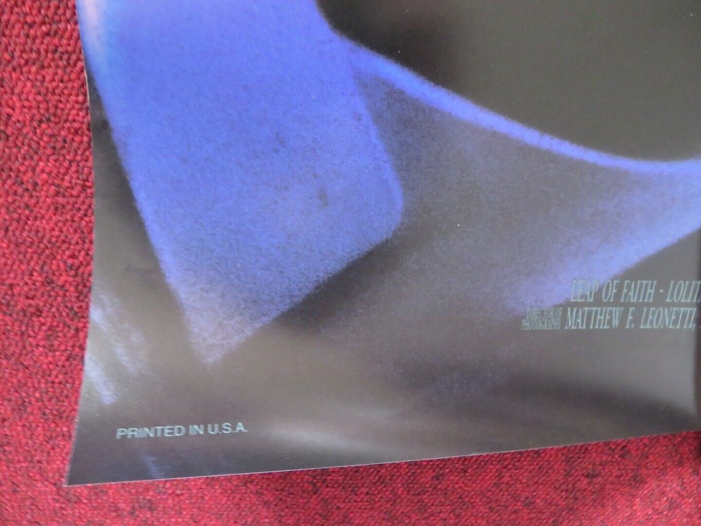 LEAP OF FAITH US ONE SHEET ROLLED POSTER STEVE MARTIN DEBRA WINGER 1992 Movie posters