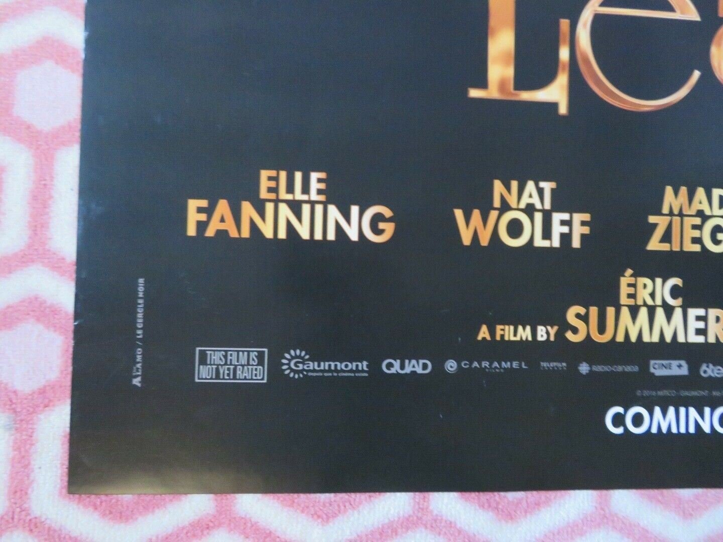 LEAP! US ONE SHEET ROLLED POSTER ELLE FANNING NAT WOLFF 2016 Movie posters