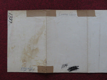 LEATHER GLOVES FOLDED US INSERT (14"x 36") POSTER CAMERON MITCHELL 1948 Movie posters