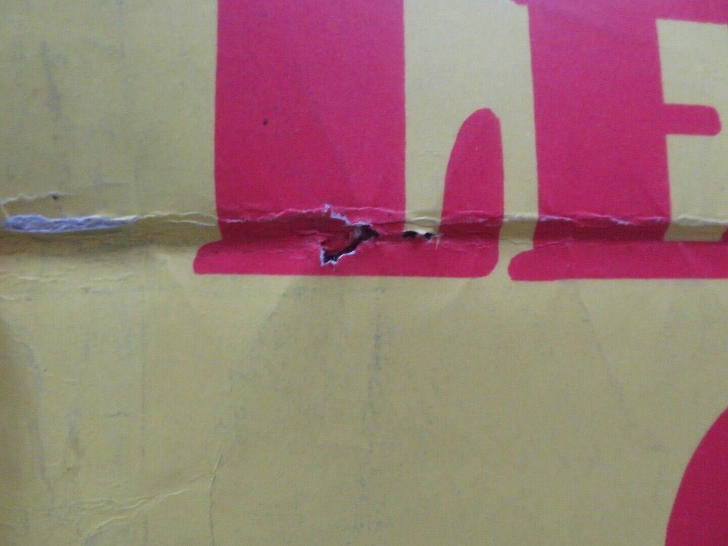 LEATHER GLOVES FOLDED US INSERT (14"x 36") POSTER CAMERON MITCHELL 1948 Movie posters