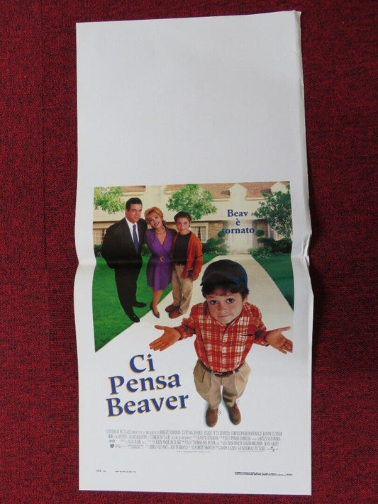 LEAVE IT TO BEAVER ITALIAN LOCANDINA (27.5"x13") POSTER CHRISTOPHER MCDONALD '98 Movie posters