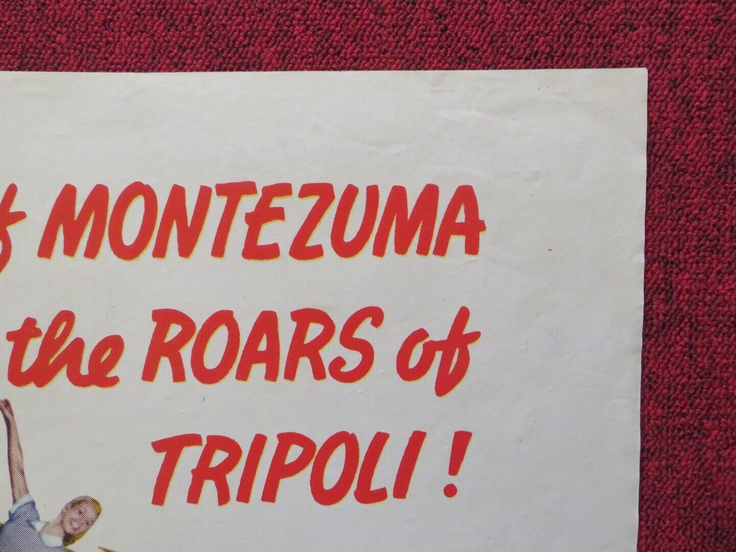 LEAVE IT TO THE MARINES FOLDED US ONE SHEET POSTER SID MELTON MARA LYNN 1951 Movie posters