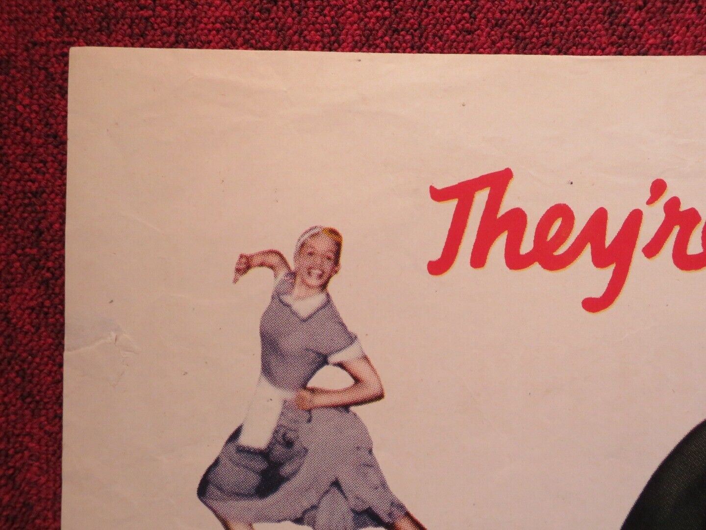 LEAVE IT TO THE MARINES FOLDED US ONE SHEET POSTER SID MELTON MARA LYNN 1951 Movie posters