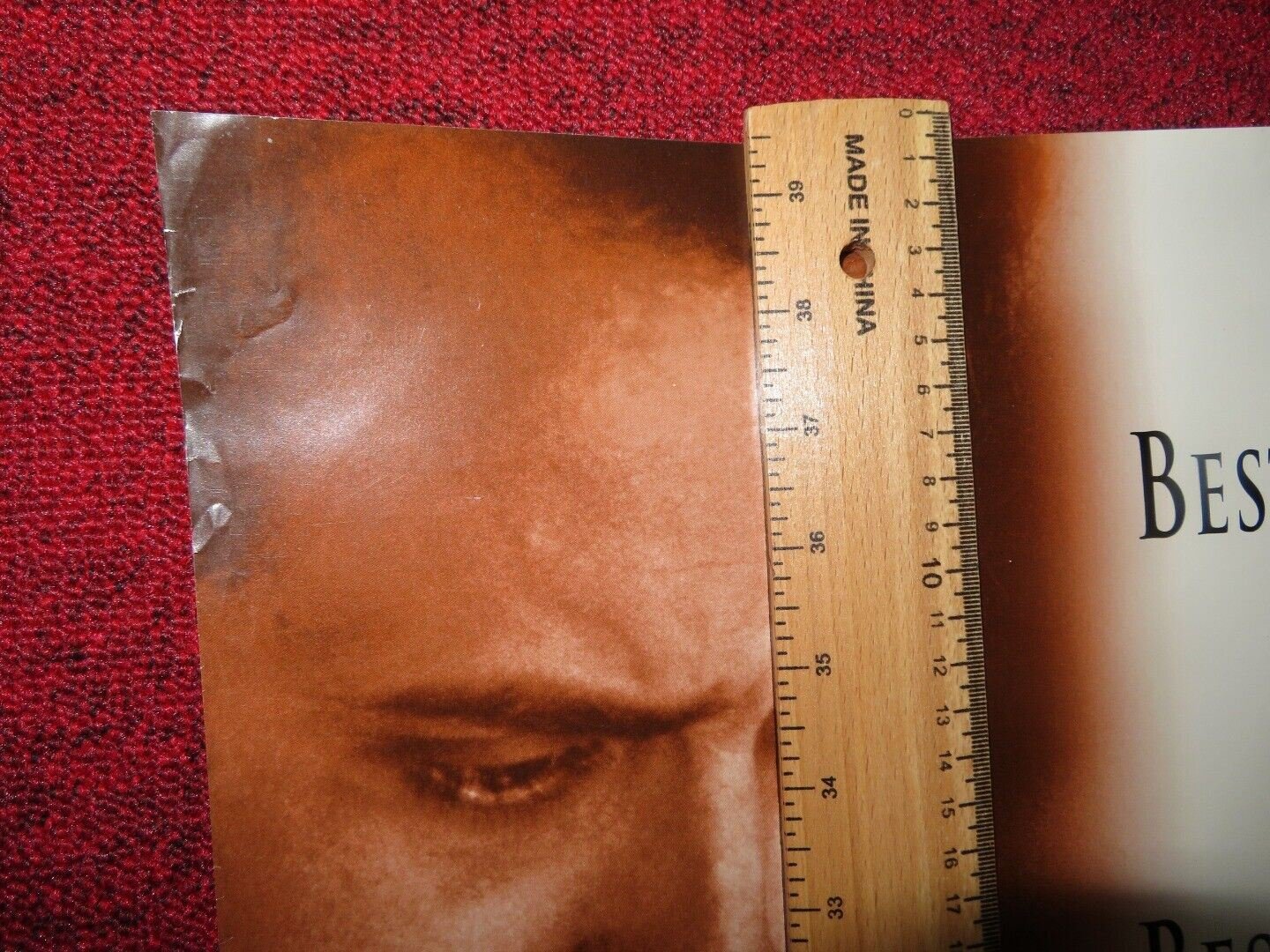 LEAVING LAS VEGAS US ONE SHEET ROLLED POSTER NICOLAS CAGE ELISABETH SHUE 1995 Rendezvous Cinema Movie posters