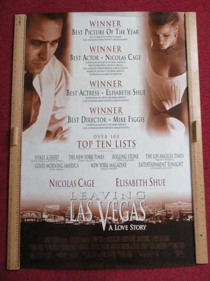 LEAVING LAS VEGAS US ONE SHEET ROLLED POSTER NICOLAS CAGE ELISABETH SHUE 1995 Rendezvous Cinema Movie posters