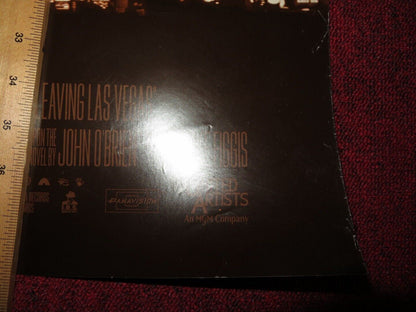 LEAVING LAS VEGAS US ONE SHEET ROLLED POSTER NICOLAS CAGE ELISABETH SHUE 1995 Rendezvous Cinema Movie posters