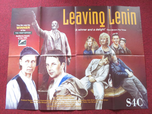 LEAVING LENIN UK QUAD POSTER FOLDED SHARON MORGAN WYN BOWEN HARRIES 1993 Rendezvous Cinema Movie posters
