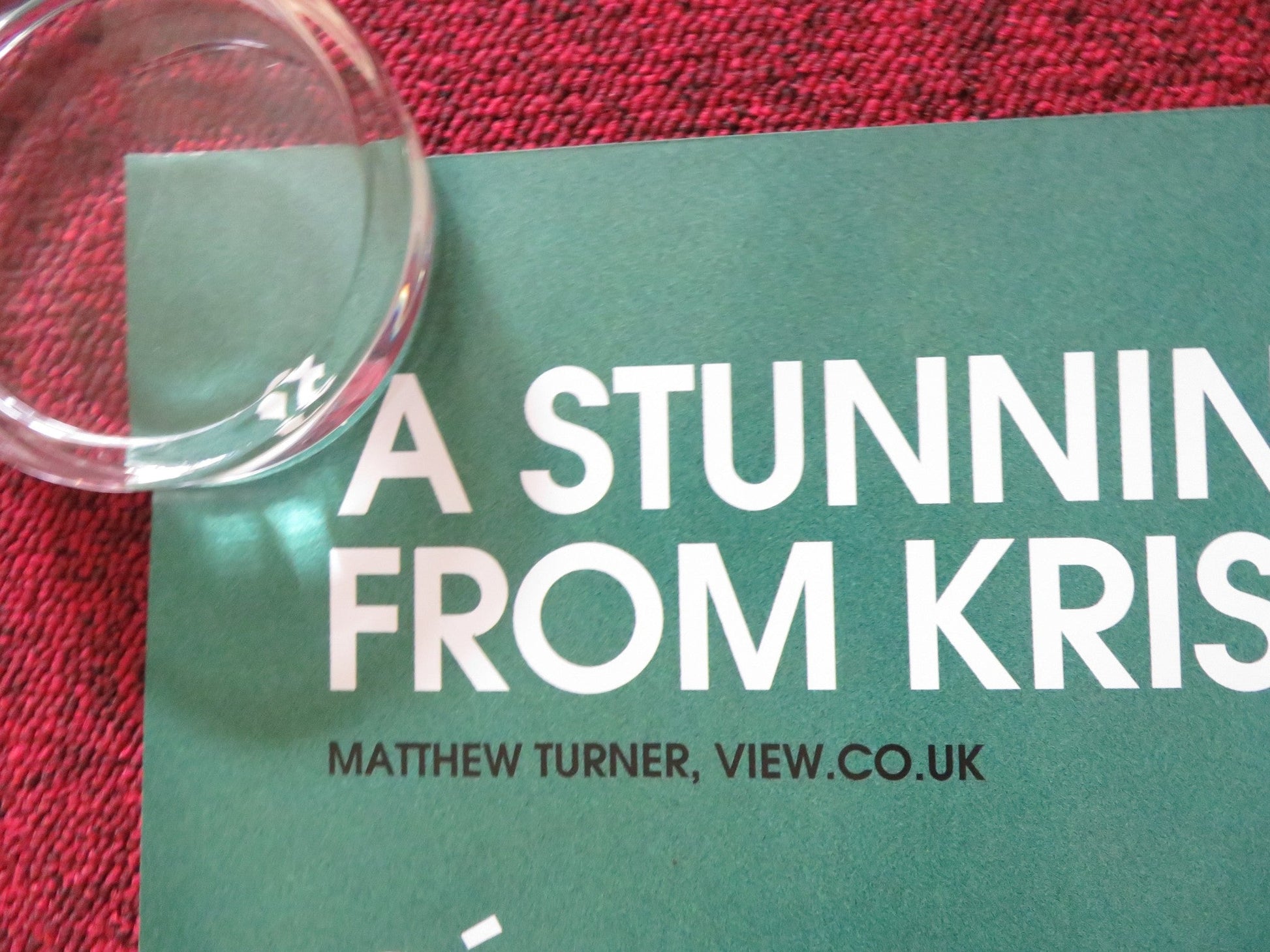 LEAVING / PARTIR UK QUAD (30"x 40") ROLLED POSTER KRISTIN SCOTT THOMAS 2009 Rendezvous Cinema Movie posters