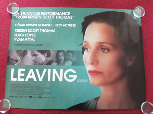 LEAVING / PARTIR UK QUAD (30"x 40") ROLLED POSTER KRISTIN SCOTT THOMAS 2009 Rendezvous Cinema Movie posters