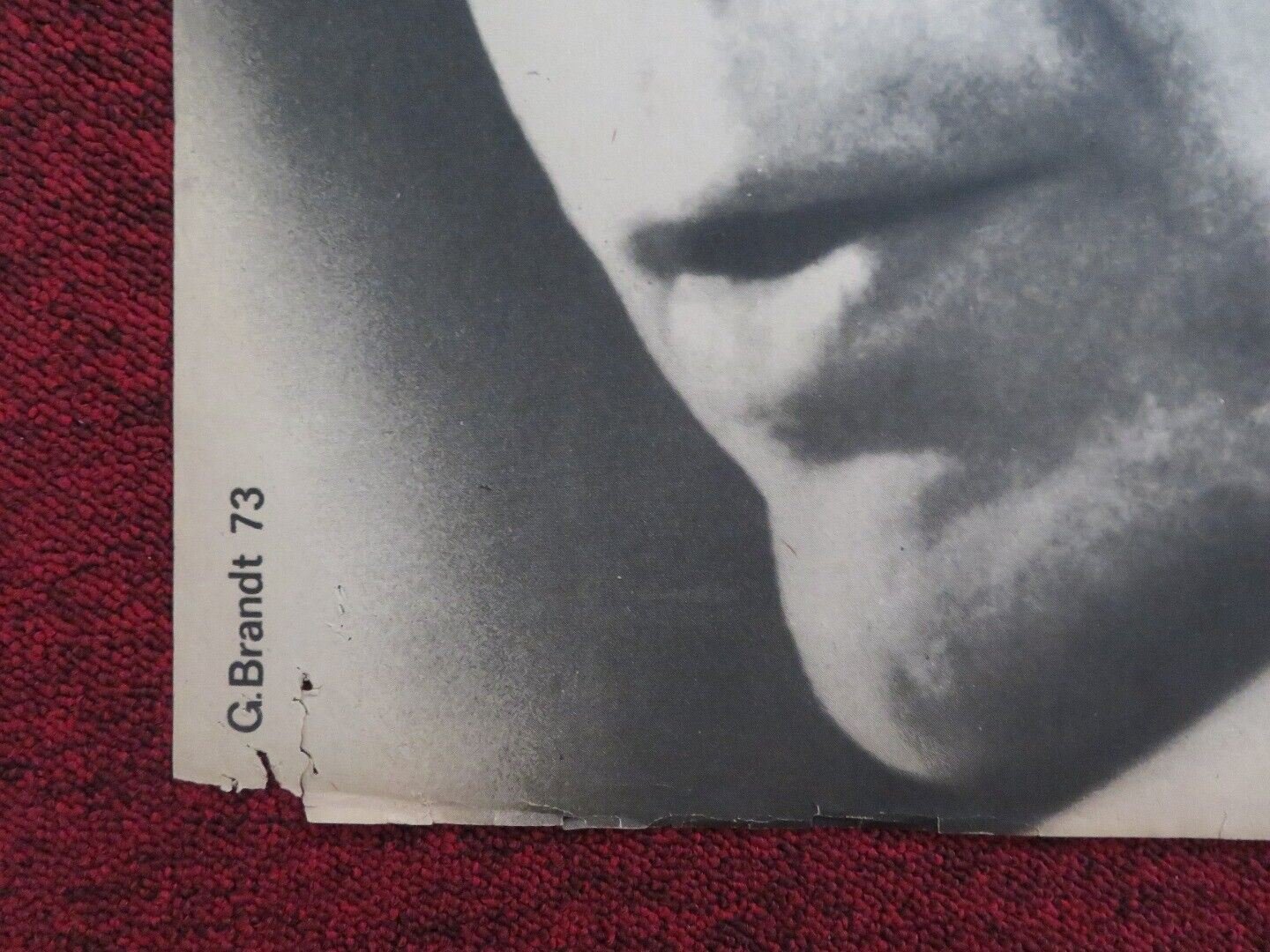 LEBEN MIT UWE GERMAN POSTER (31.5"x 22.5") EBERHRD ESCHE COX HABBEMA 1974 Movie posters