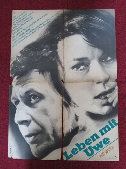 LEBEN MIT UWE GERMAN POSTER (31.5"x 22.5") EBERHRD ESCHE COX HABBEMA 1974 Movie posters