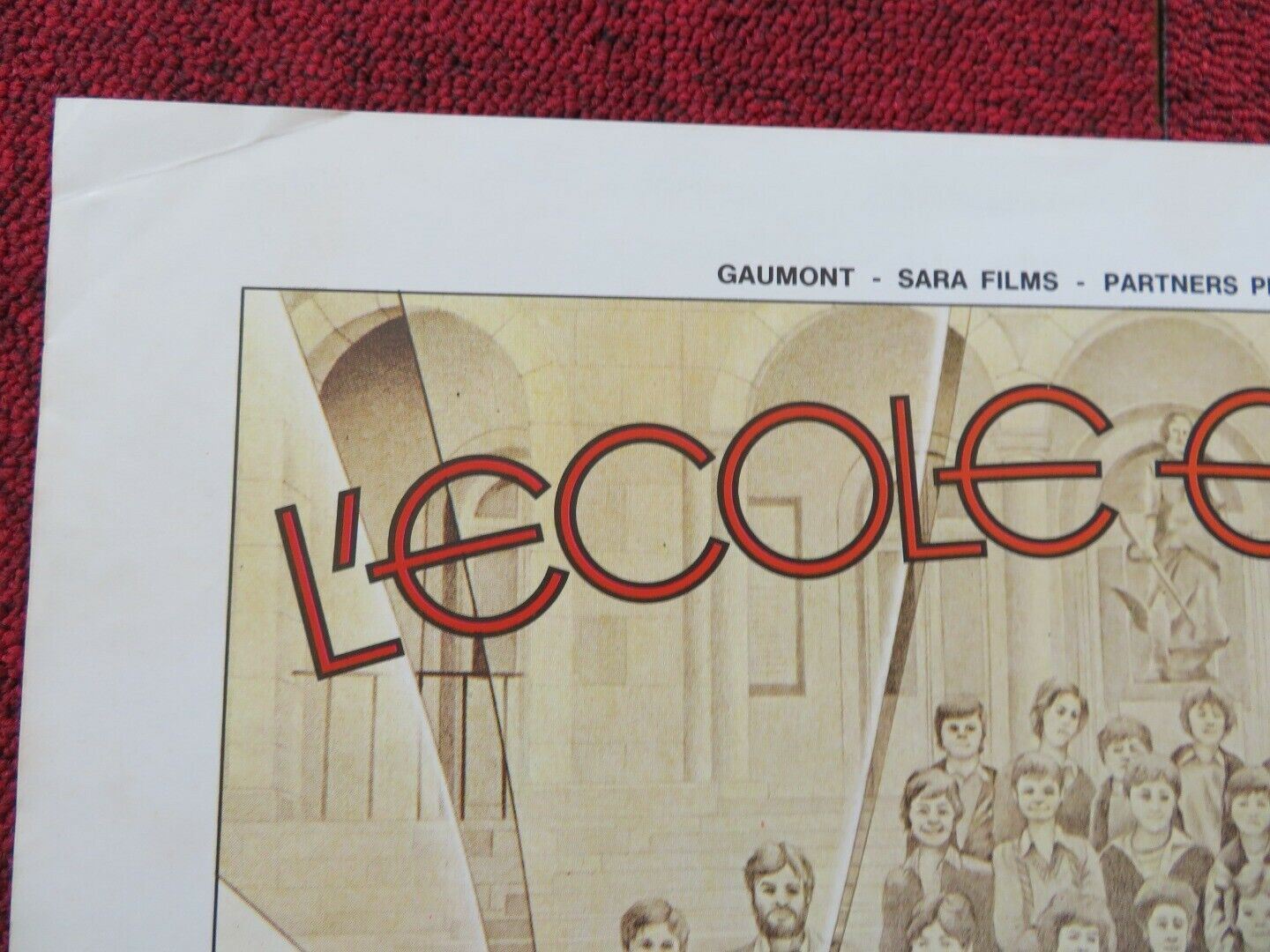 LECOLE EST FINIE FRENCH (16"x 21") POSTER CORINNE DACLA 1979 Movie posters