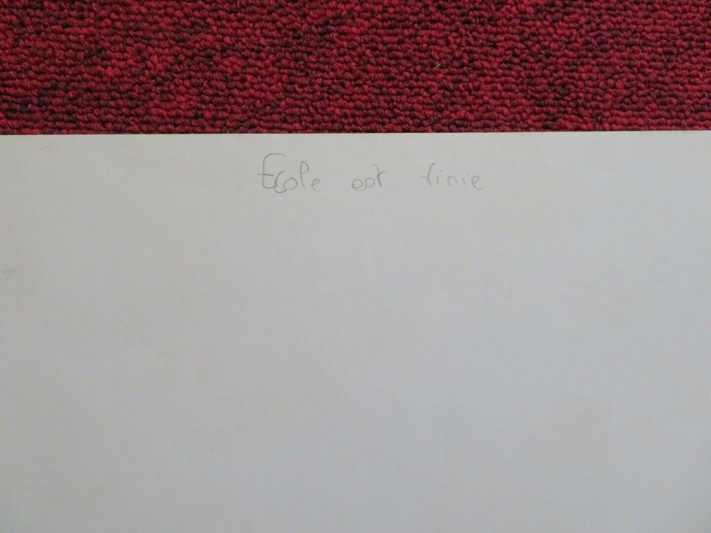 LECOLE EST FINIE FRENCH (16"x 21") POSTER CORINNE DACLA 1979 Movie posters