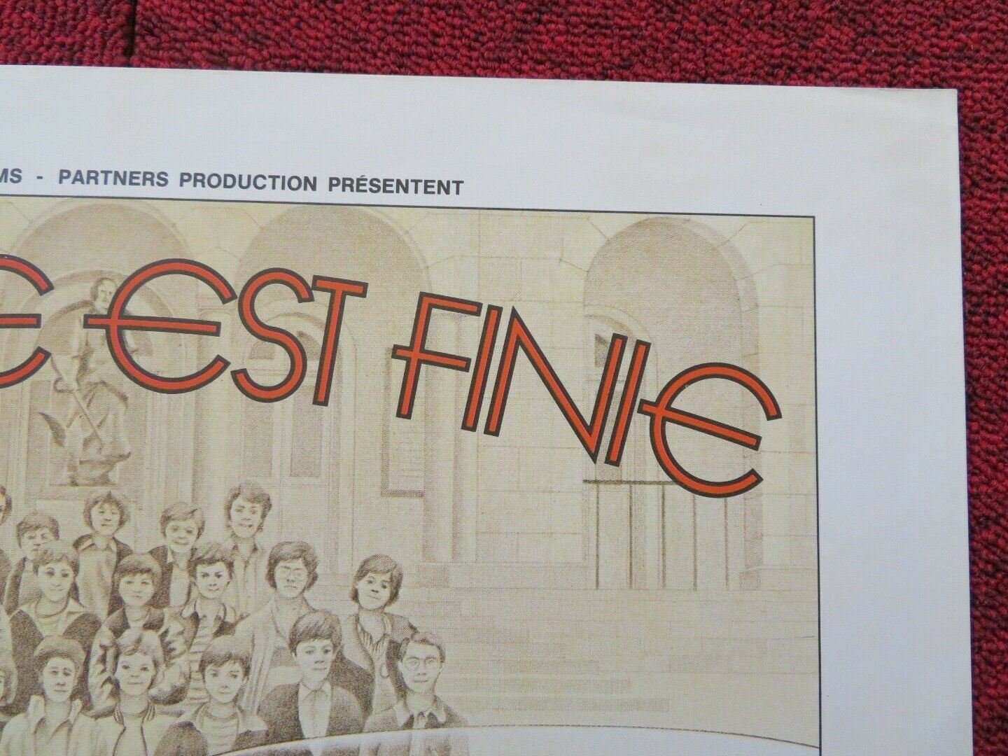 LECOLE EST FINIE FRENCH (16"x 21") POSTER CORINNE DACLA 1979 Movie posters