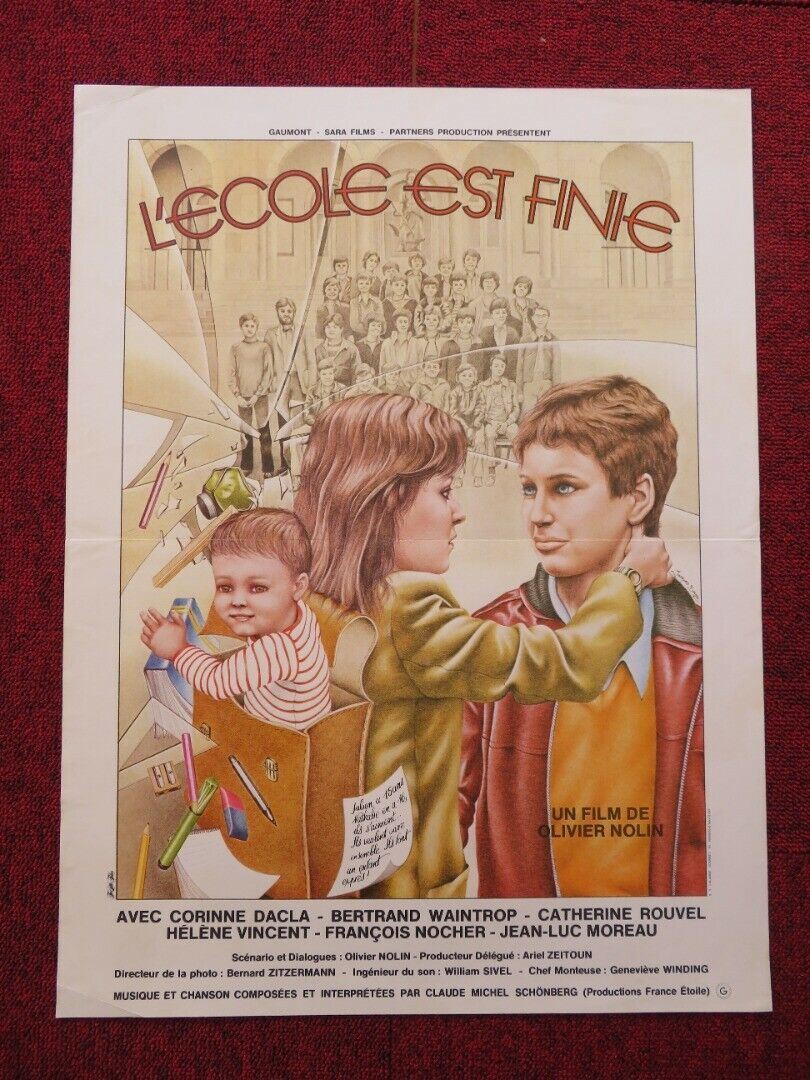 LECOLE EST FINIE FRENCH (16"x 21") POSTER CORINNE DACLA 1979 Movie posters