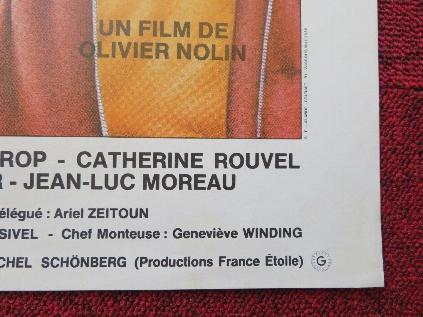 LECOLE EST FINIE FRENCH (16"x 21") POSTER CORINNE DACLA 1979 Movie posters