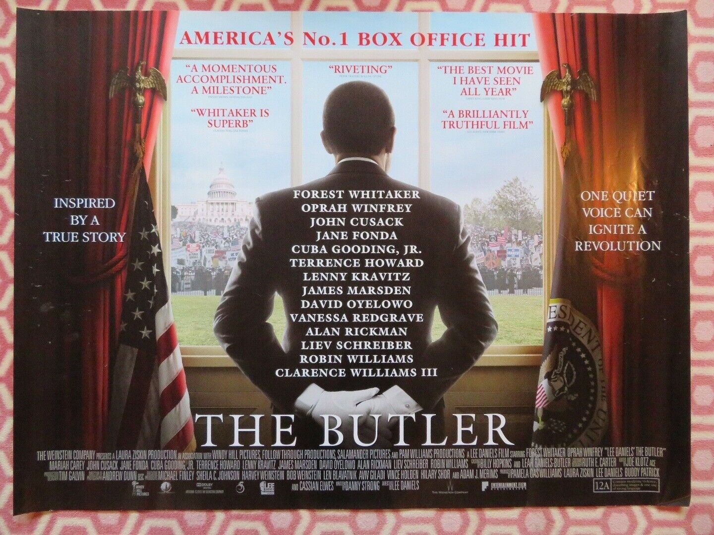 LEE DANIELS' THE BUTLER QUAD (30"x 40") ROLLED POSTER FOREST WHITAKER 2013 Rendezvous Cinema Movie posters