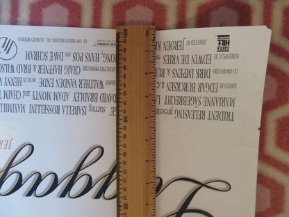 LEFT LUGGAGE US ONE SHEET ROLLED POSTER ISABELLA ROSSELLINI 1998 Movie posters