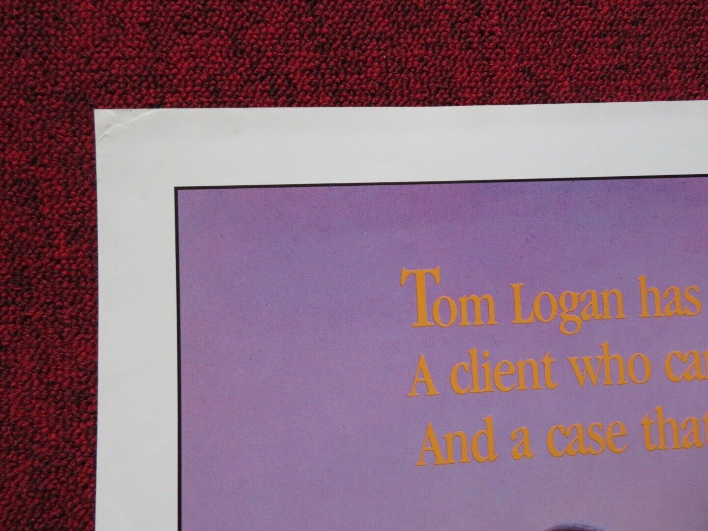 LEGAL EAGLES FOLDED US ONE SHEET POSTER ROBERT REDFORD DEBRA WINGER 1986 Movie posters