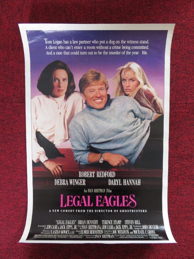 LEGAL EAGLES U.S MINI (13.5" X 20.5") POSTER ROBERT REDFORD DEBRA WINGER 1986 - Rendezvous Cinema