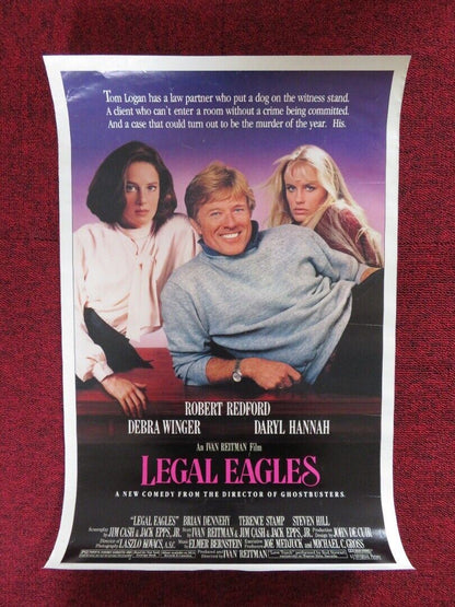 LEGAL EAGLES U.S MINI (13.5" X 20.5") POSTER ROBERT REDFORD DEBRA WINGER 1986 - Rendezvous Cinema