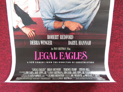 LEGAL EAGLES U.S MINI (13.5" X 20.5") POSTER ROBERT REDFORD DEBRA WINGER 1986 - Rendezvous Cinema