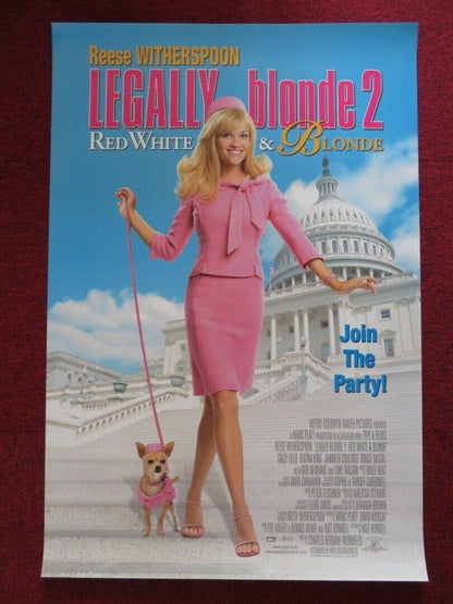 LEGALLY BLONDE 2: RED, WHITE & BLONDE US ONE SHEET ROLLED POSTER 2003 Movie posters