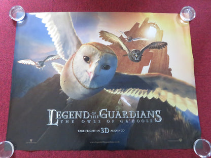 LEGEND OF THE GUARDIANS: THE OWLS OF GA'HOOLE UK QUAD ROLLED POSTER BARCLAY 2010 Rendezvous Cinema Movie posters