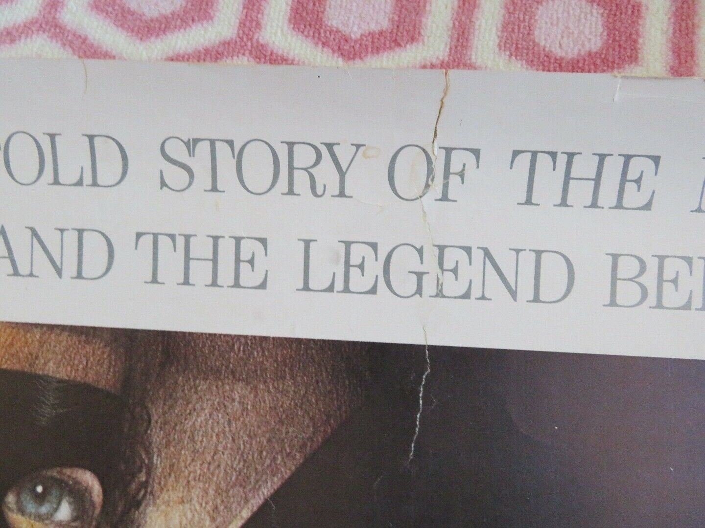 LEGEND OF THE LONE RANGER US ROLLED VHS POSTER ON CARD KLINTON SPILSBURY 1981 Movie posters