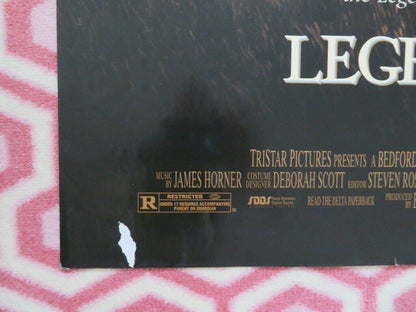 LEGENDS OF THE FALL US ONE SHEET POSTER BRAD PITT ANTHONY HOPKINS - Rendezvous Cinema